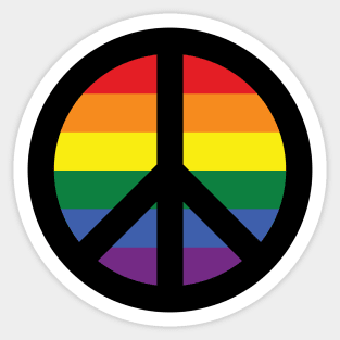 Peace Pride Sticker